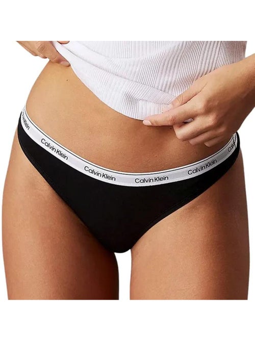 Lot de 3 strings femme calvin klein jeans - Kiabi