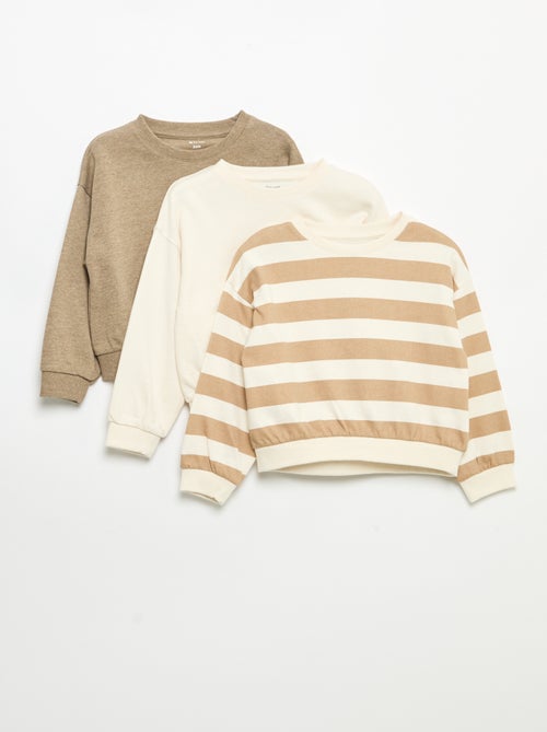 Lot de 3 sweats - Kiabi