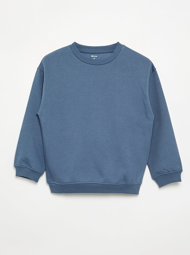 Lot de 3 sweats en polaire à manches longues Bleu - Kiabi