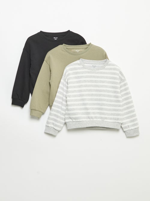 Lot de 3 sweats - Kiabi