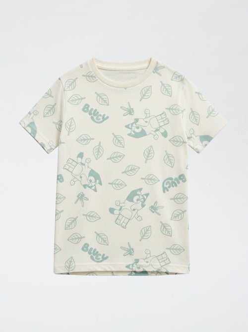 Lot de 3 t-shirt 'Bluey' manches courtes en coton - Kiabi