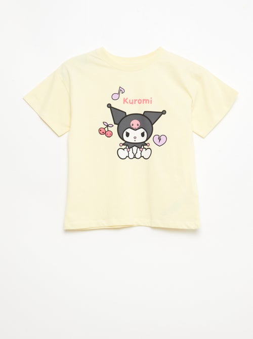 Lot de 3 t-shirt manches courtes 'Kuromi' en coton - Kiabi