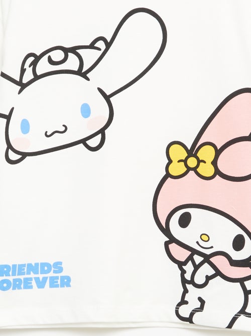 Lot de 3 t-shirt manches courtes 'Kuromi' en coton - Kiabi