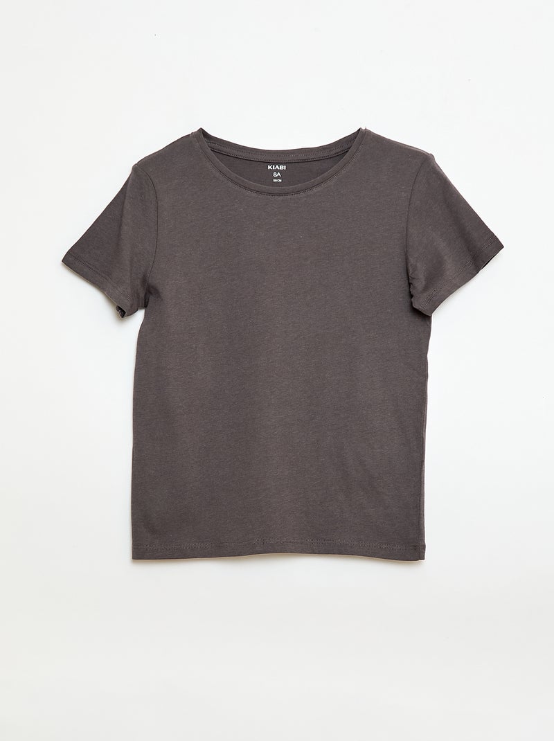 Lot de 3 t-shirts à manches courtes Beige - Kiabi