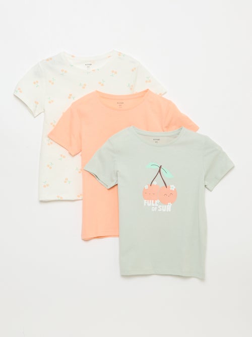 Lot de 3 t-shirts à manches courtes - Kiabi