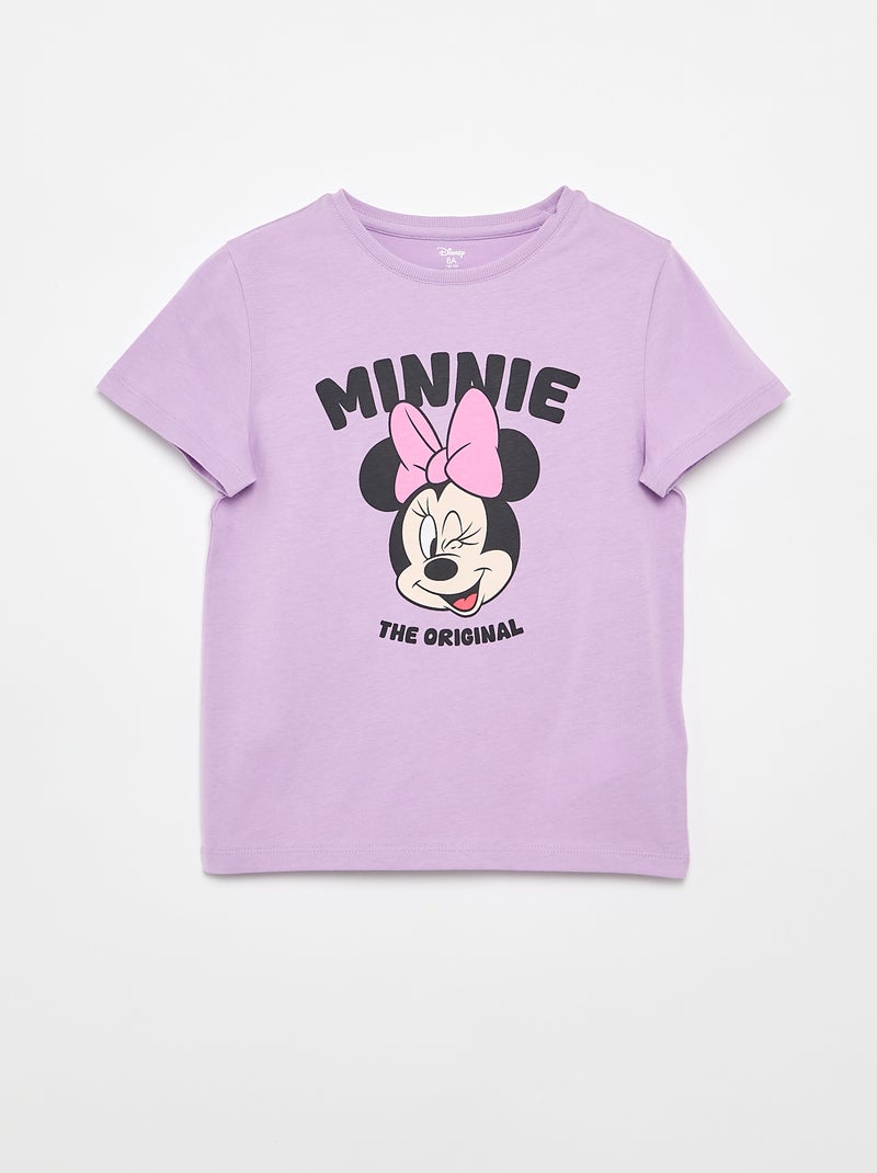 Lot de 3 T-shirts 'Disney' à manches courtes Violet - Kiabi