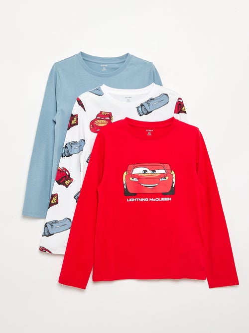 Lot de 3 T-shirts 'Disney' à manches longues - Kiabi