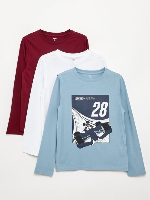 Lot de 3 T-shirts 'Disney' à manches longues - Kiabi
