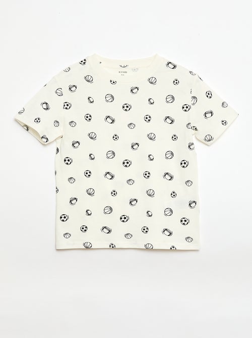 Lot de 3 t-shirts en coton - Kiabi