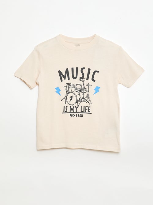 Lot de 3 t-shirts en coton - Kiabi