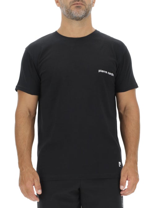 Lot de 3 t-shirts homme en coton uni col rond imprimé poitrine pierre cardin - Kiabi Lot de 3 t-shirts homme en coton uni col rond imprimé poitrine pierre cardin - Kiabi