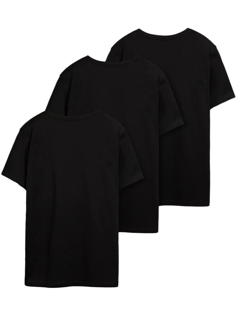 Lot de 3 T-shirts Homme Teddy Smith Noir - Kiabi