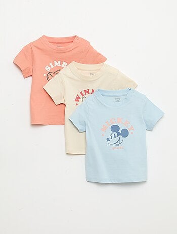 Lot de 3 T-shirts imprimés 'Disney'