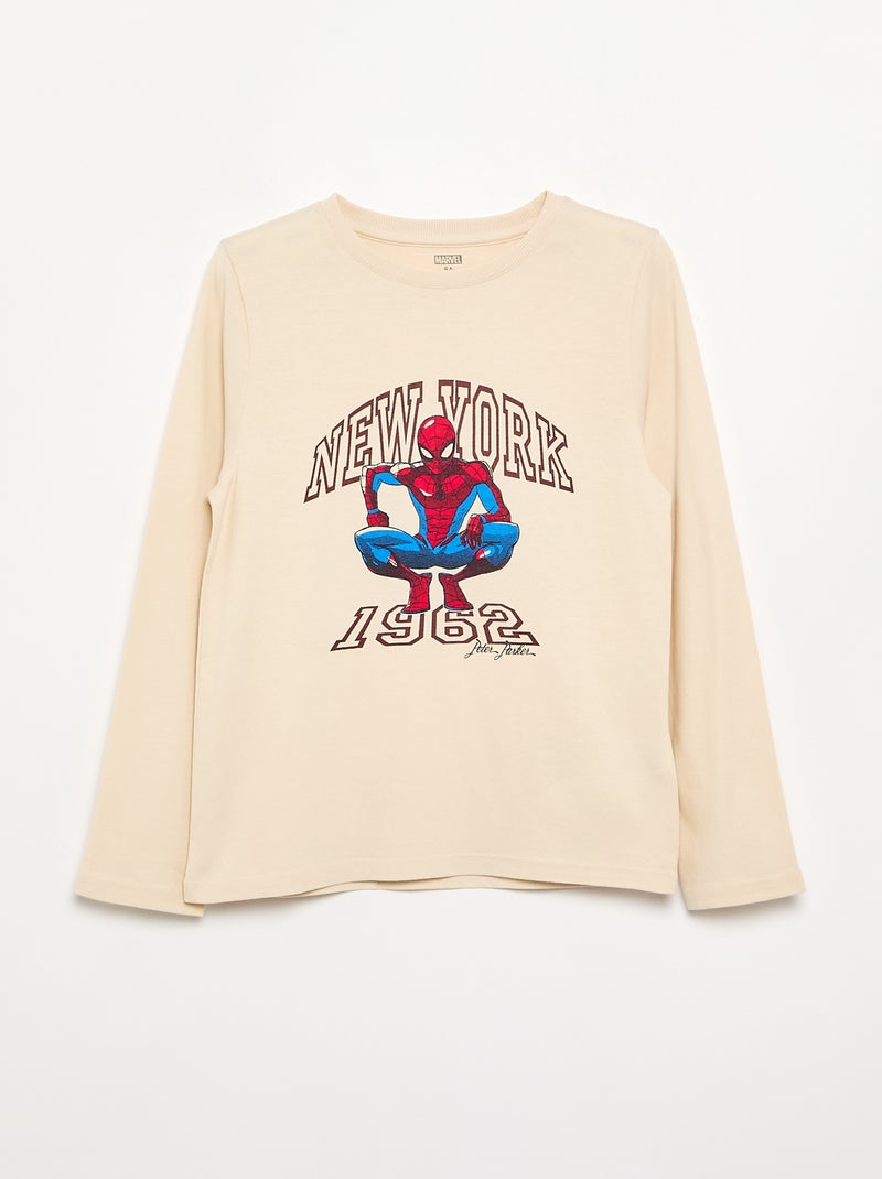 Lot de 3 T-shirts "Marvel' 'Spiderman' à manches longues Rouge - Kiabi