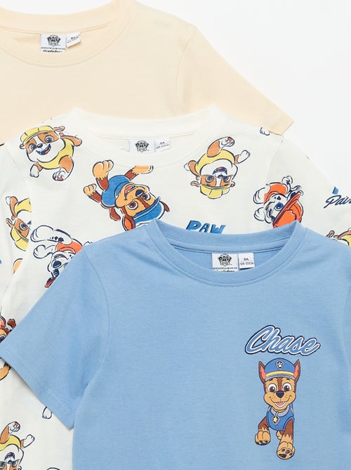 Lot de 3 T-shirts 'Pat' Patrouille' à manches courtes - Kiabi