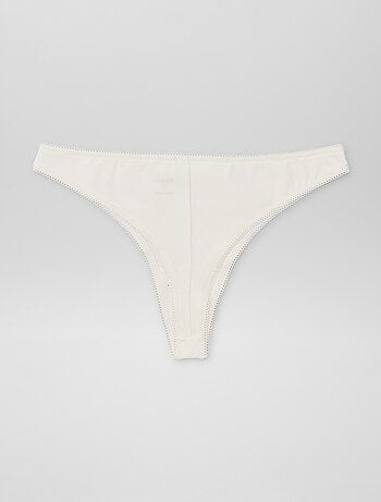 Lot de 3 tangas en coton