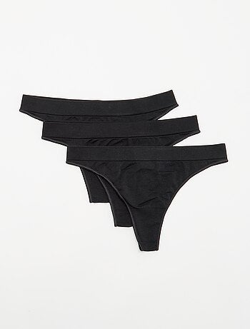 Lot de 3 tangas sans couture