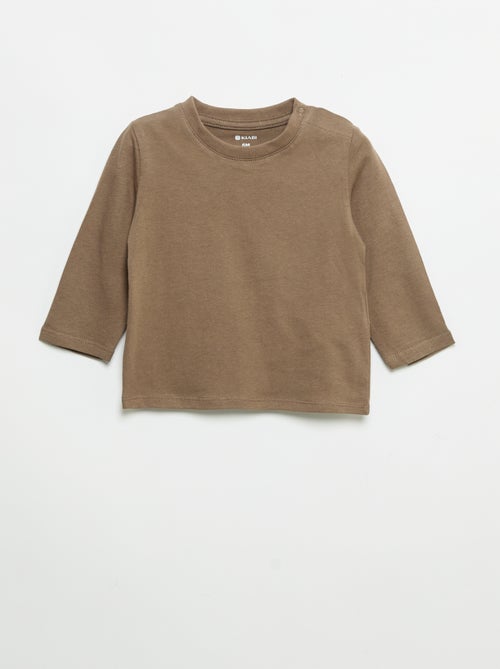 Lot de 3 tee-shirts à manches longues - Kiabi