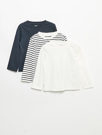 Lot de 3 tee-shirts à manches longues