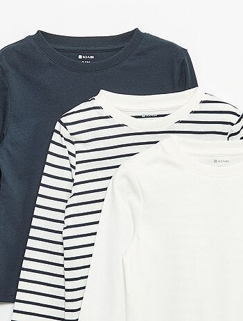 Lot de 3 tee-shirts à manches longues
