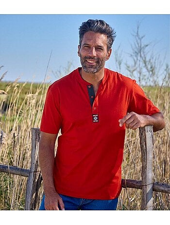 Lot de 3 Tee-shirts Col Boutonné Unis - ATLAS FOR MEN