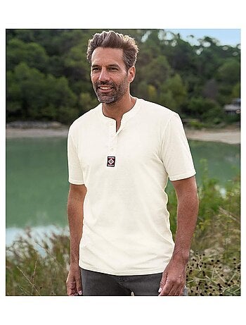 Lot de 3 Tee-shirts Col Boutonné Unis - ATLAS FOR MEN