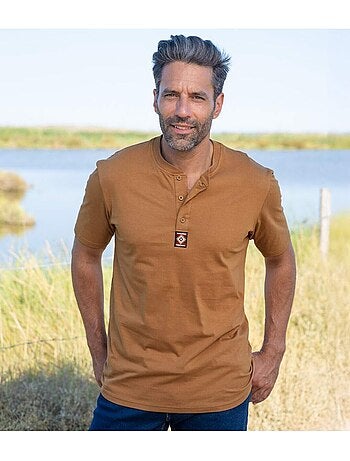 Lot de 3 Tee-shirts Col Boutonné Unis - ATLAS FOR MEN
