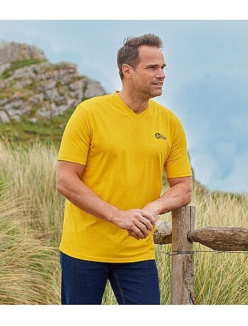 Lot de 3 Tee-Shirts Col V Unis - ATLAS FOR MEN