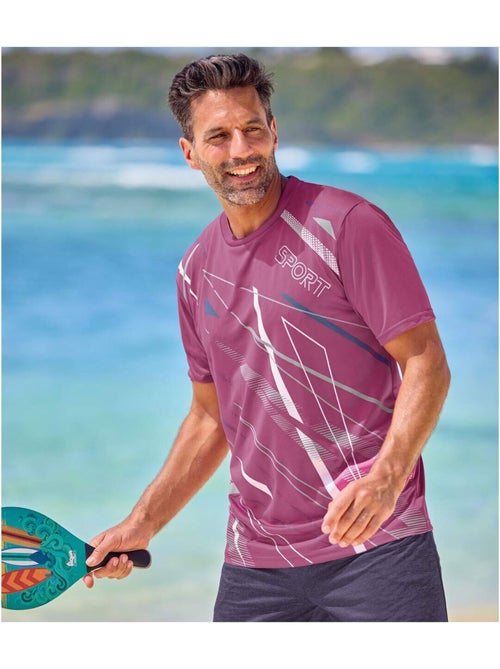 Lot de 3 Tee-shirts Fluide Sport - ATLAS FOR MEN - Kiabi Lot de 3 Tee-shirts Fluide Sport - ATLAS FOR MEN - Kiabi