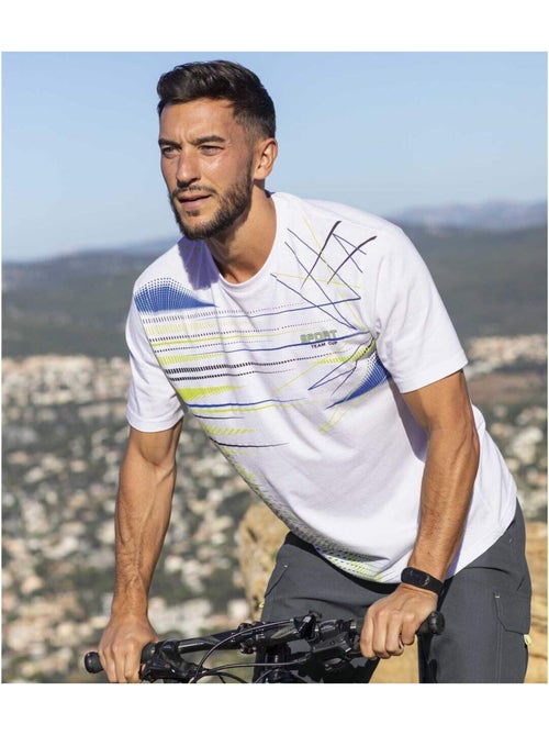 Lot de 3 Tee-Shirts Graphique Sport - ATLAS FOR MEN - Kiabi Lot de 3 Tee-Shirts Graphique Sport - ATLAS FOR MEN - Kiabi