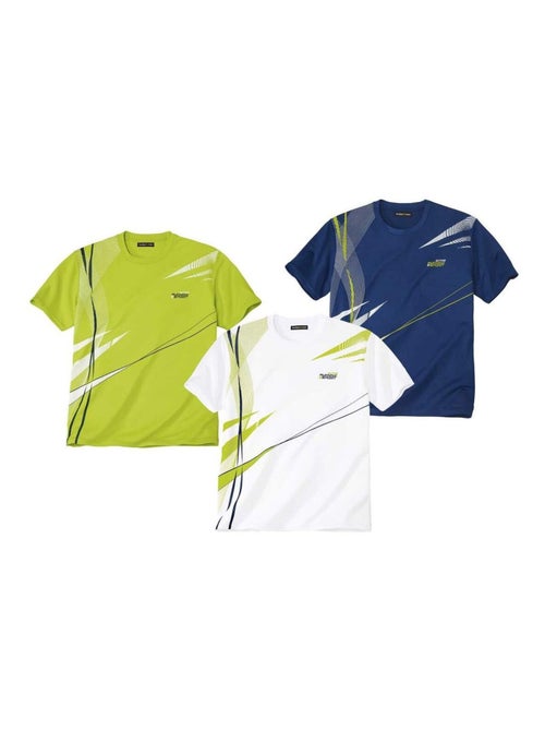Lot de 3 Tee-Shirts Running  - ATLAS FOR MEN - Kiabi