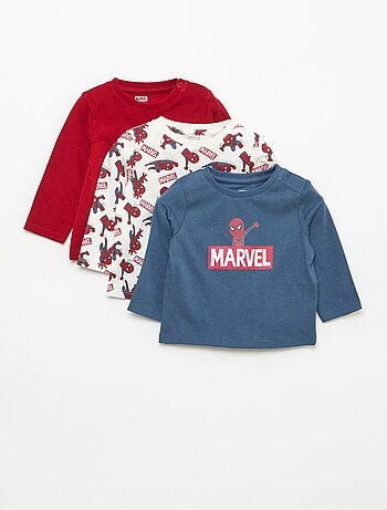 Lot de 3 tee-shirts 'Spiderman'