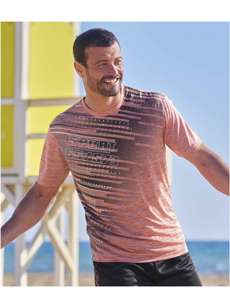 Lot de 3 Tee-Shirts Sport et Loisirs   - ATLAS FOR MEN Gris Vert clair - Kiabi