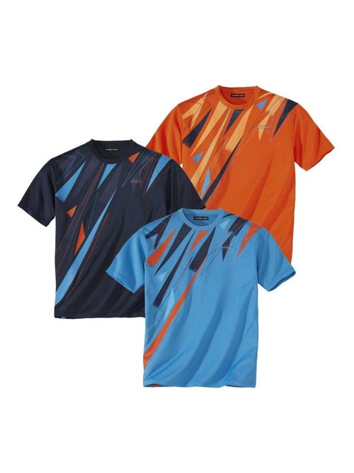 Lot de 3 Tee-Shirts Summer Sport - ATLAS FOR MEN - Kiabi Lot de 3 Tee-Shirts Summer Sport - ATLAS FOR MEN - Kiabi