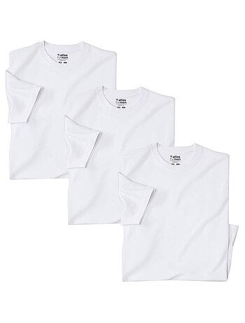 Lot de 3 Tee-Shirts Unis - ATLAS FOR MEN