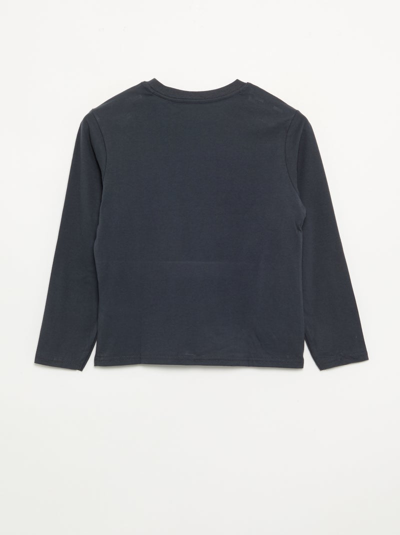 Lot de 3 tee-shirts unis Gris - Kiabi
