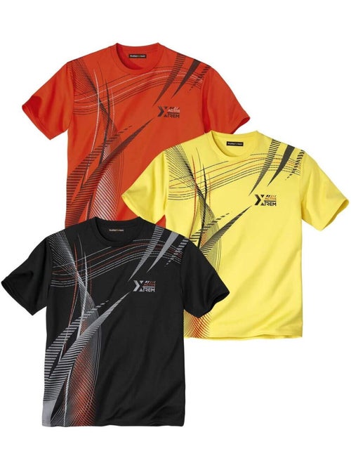 Lot de 3 Tee-Shirts XTREM   - ATLAS FOR MEN - Kiabi