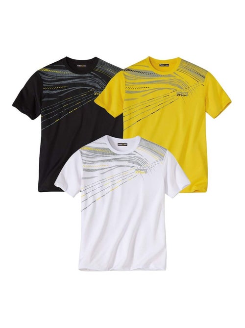 Lot de 3 Tee-Shirts XTrem Sport - ATLAS FOR MEN - Kiabi Lot de 3 Tee-Shirts XTrem Sport - ATLAS FOR MEN - Kiabi