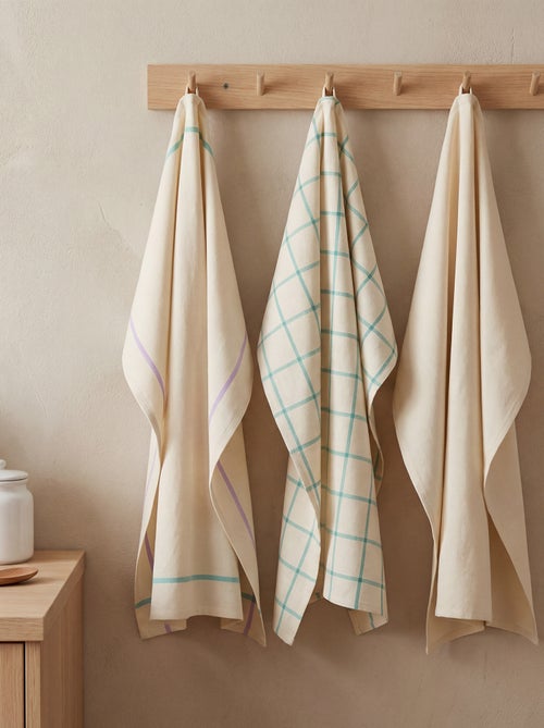 Lot de 3 torchons - Kiabi Home - Kiabi