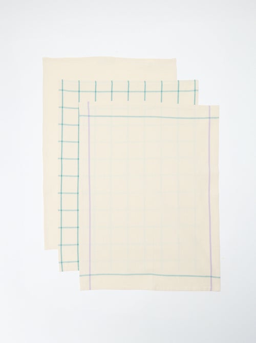 Lot de 3 torchons - Kiabi Home - Kiabi