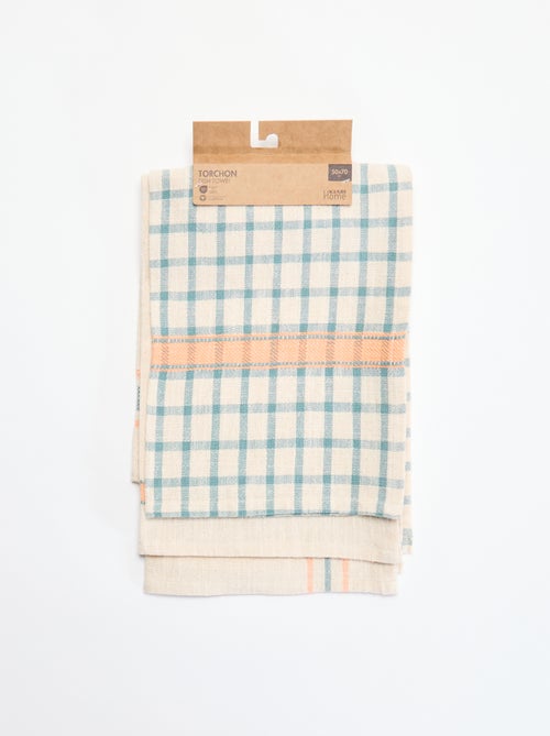 Lot de 3 torchons 50 x 70 cm - Kiabi Home - Kiabi