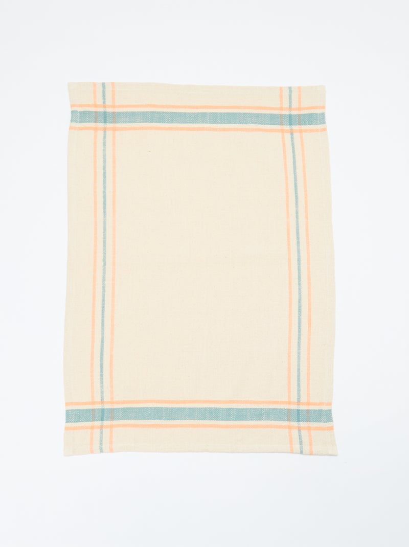 Lot de 3 torchons 50 x 70 cm - Kiabi Home Bleu - Kiabi
