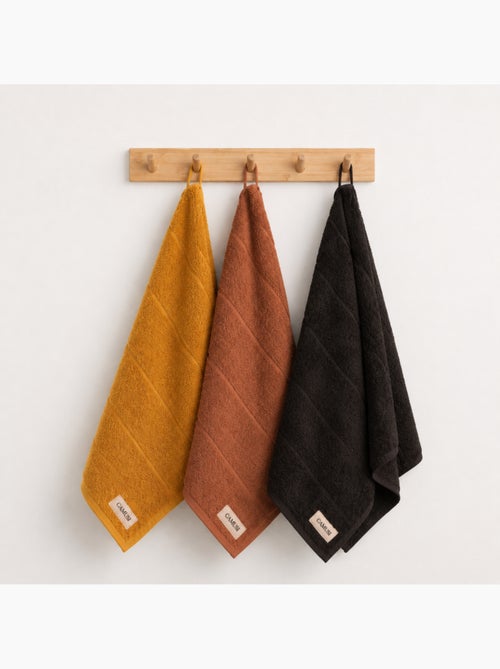Lot de 3 torchons de cuisine 100 % coton, couleurs assorties, tissu éponge - Gamusi. - Kiabi Lot de 3 torchons de cuisine 100 % coton, couleurs assorties, tissu éponge - Gamusi. - Kiabi