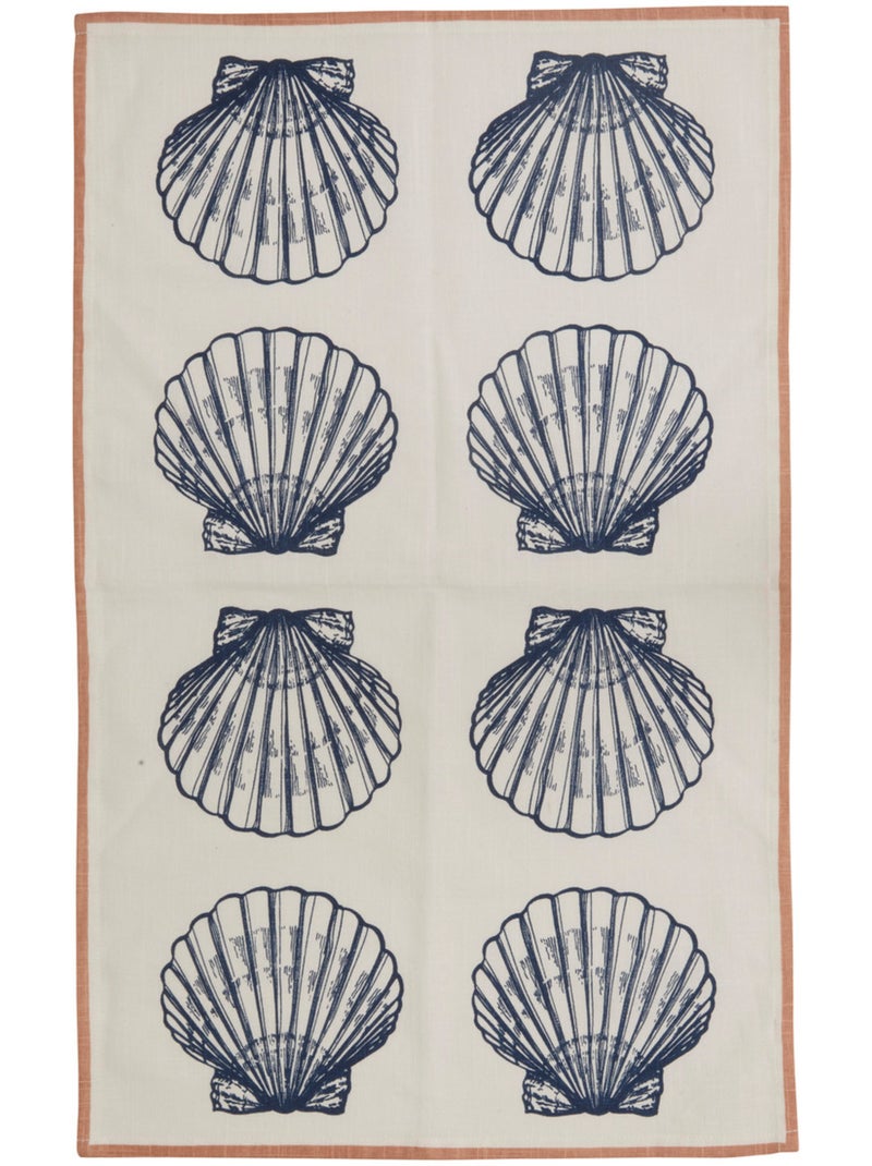 Lot de 3 torchons en coton oceania Blanc - Kiabi