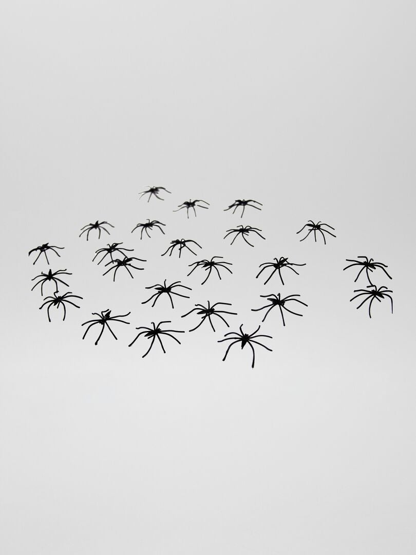Lot de 30 araignées noir - Kiabi