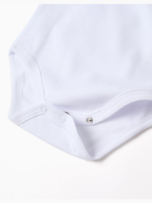 Lot de 4 bodies en coton à emmanchures us - Kiabi