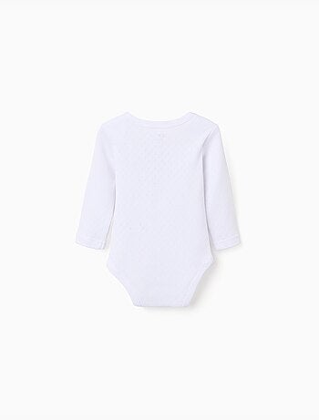 Lot de 4 bodies en coton peigné