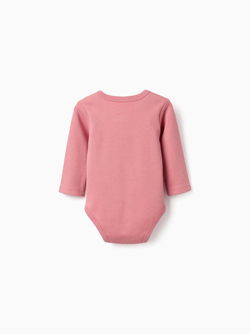 Lot de 4 bodies en coton unis/imprimés Multicolore - Kiabi