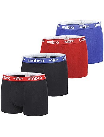 Lot de 4 boxer homme umbro