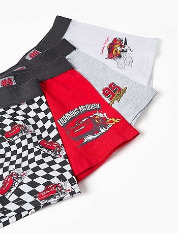 Lot de 4 boxers à imprimés flash mcqueen